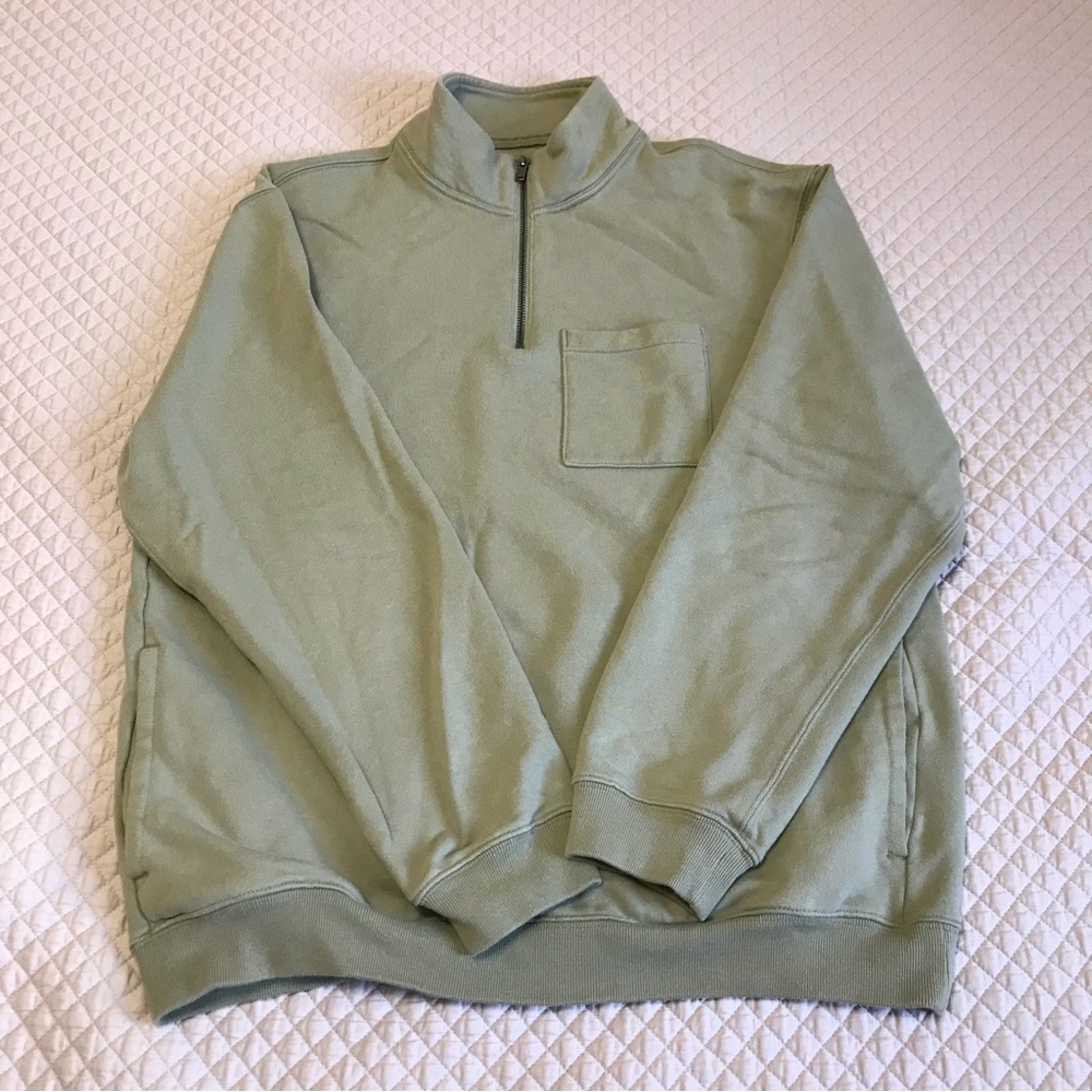Gap Men’s Mock neck zip sweatshirt